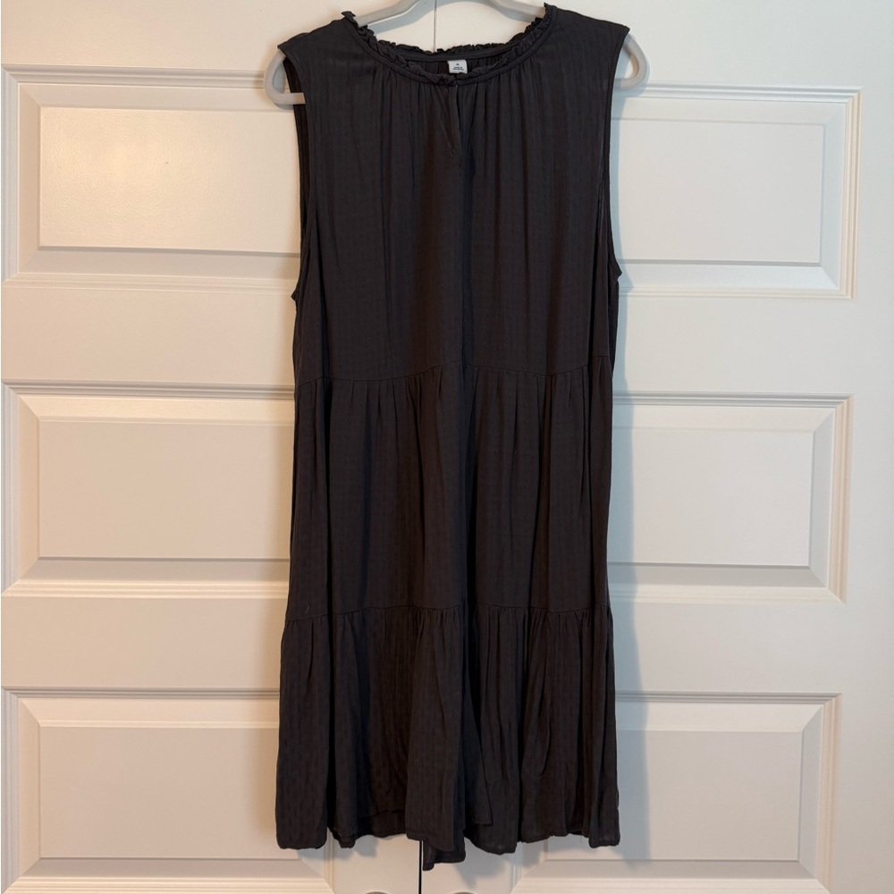 Sleeveless Dark Grey Dress